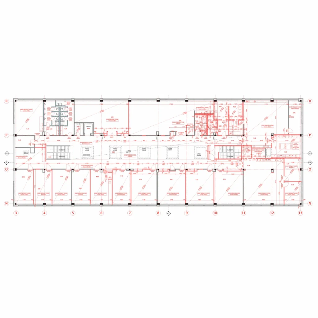 Přestavba prostoru pro novou základní školu - Praha 6